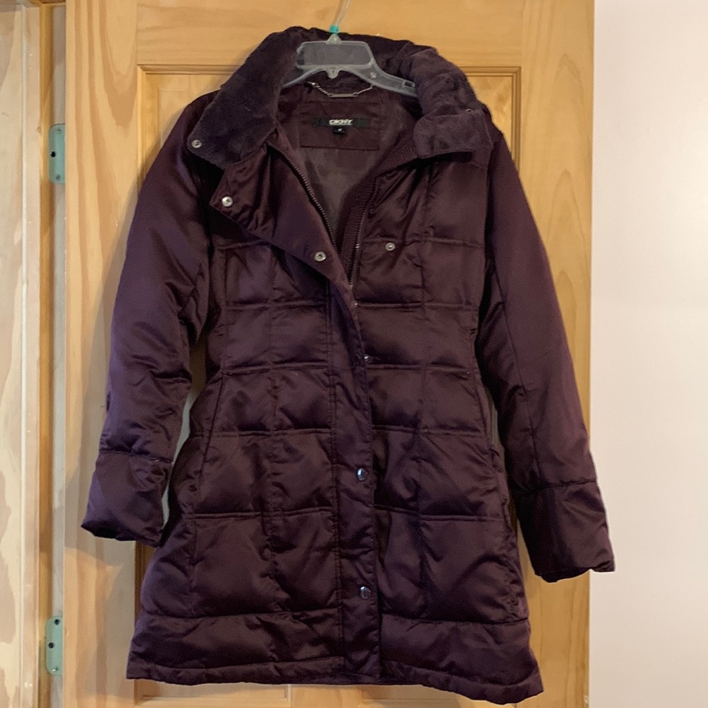 Womens DKNY Hooded coat